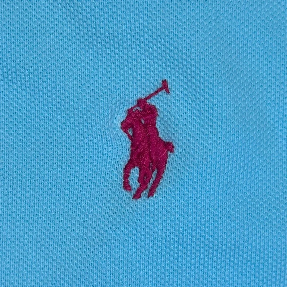 Polo Ralph Lauren Polo Shirt Mens L Blue Short Sleeve Pique Pony Logo Classic